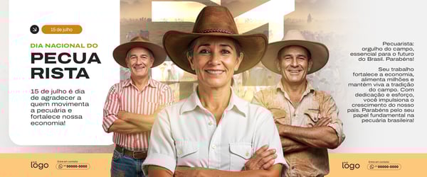 CARROSSEL SOCIAL MEDIA DIA 15 DE JULHO DIA NACIONAL DO PECUARISTA