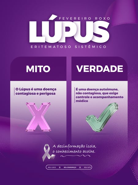 FEVEREIRO ROXO FEED LÚPUS