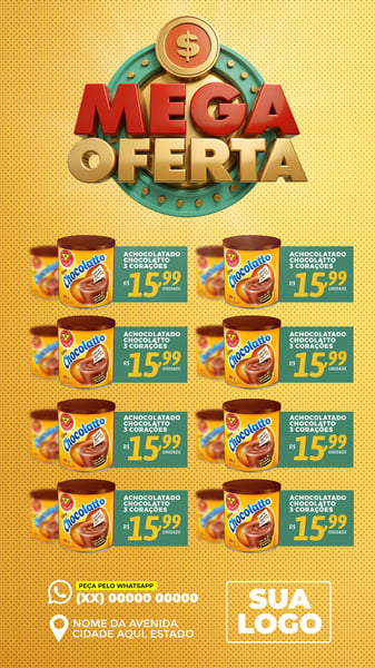 SOCIAL MEDIA ENCARTE STORIES MEGA OFERTA