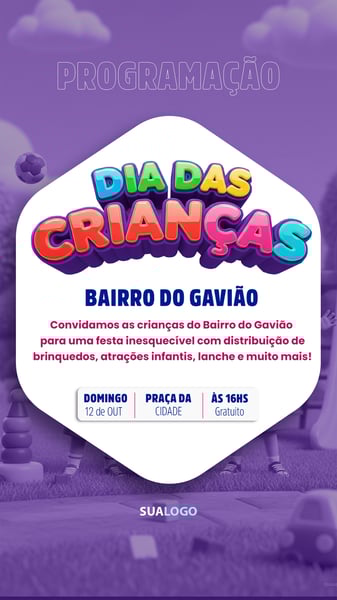 FELIZ DIA DAS CRIANÇAS 12 DE OUTUBRO 2 2 STORY