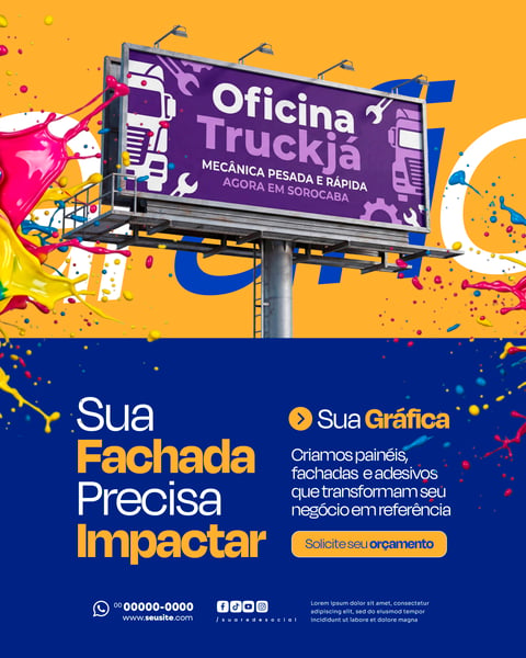 GRÁFICA E COMUNICAÇÃO VISUAL SOCIAL MEDIA PSD EDITÁVEL 4