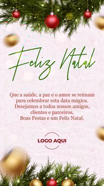 FLYER PSD EDITÁVEL DE NATAL STORIES