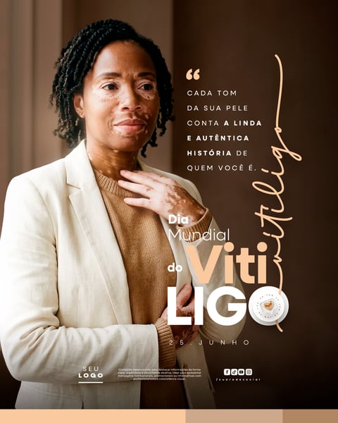 DIA MUNDIAL DO VITILIGO 25 DE JUNHO SOCIAL MEDIA PSD EDITÁVEL 5