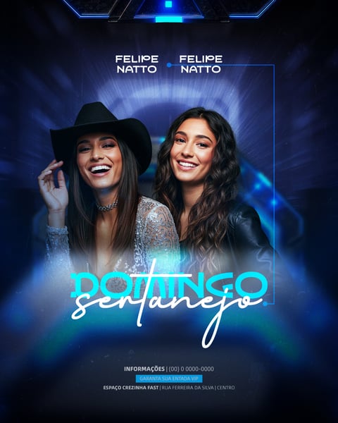 FLYER EVENTOS ARTISTAS SHOWS FESTA SOCIAL MEDIA PSD EDITÁVEL 25