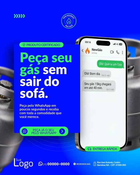 SOCIAL MEDIA DISTRIBUIDOR DE GÁS PSD EDITÁVEL 7
