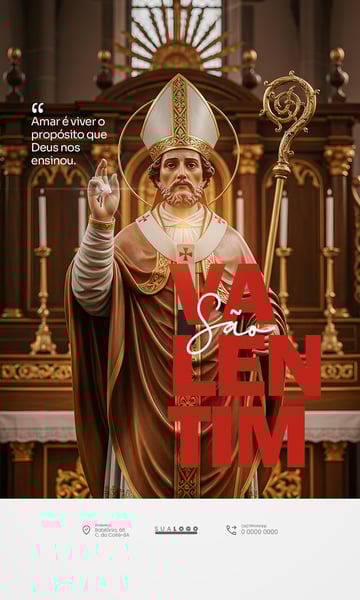 DIA DE SÃO VALENTIM 14 DE FEVEREIRO SOCIAL MEDIA PSD EDITÁVEL 2