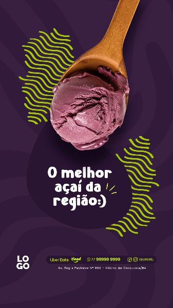 SOCIAL MEDIA -  AÇAÍ - AÇAITERIA