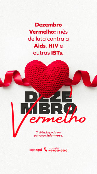 DEZEMBRO VERMELHO MÊS DE LUTA CONTRA A AIDS, HIV E OUTRAS ISTS STORY (3)