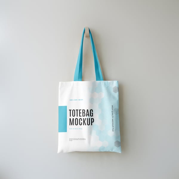 BOLSA ECOLÓGICA PSD EDITÁVEL MOCKUP