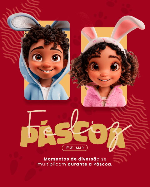 SOCIAL MEDIA FELIZ PÁSCOA