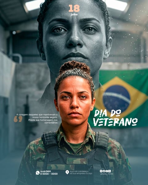 DIA DO VETERANO CORAGEM QUE PROTEGEU O BRASIL