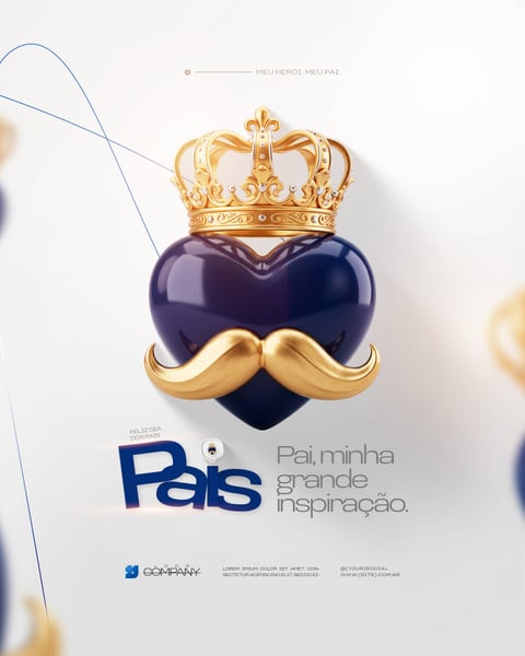 FELIZ DIA DOS PAIS MÊS DE AGOSTO PAI FLYER SOCIAL MEDIA PSD EDITÁVEL 4