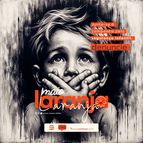 MAIO LARANJA CAMPANHA SOCIAL MEDIA FEED