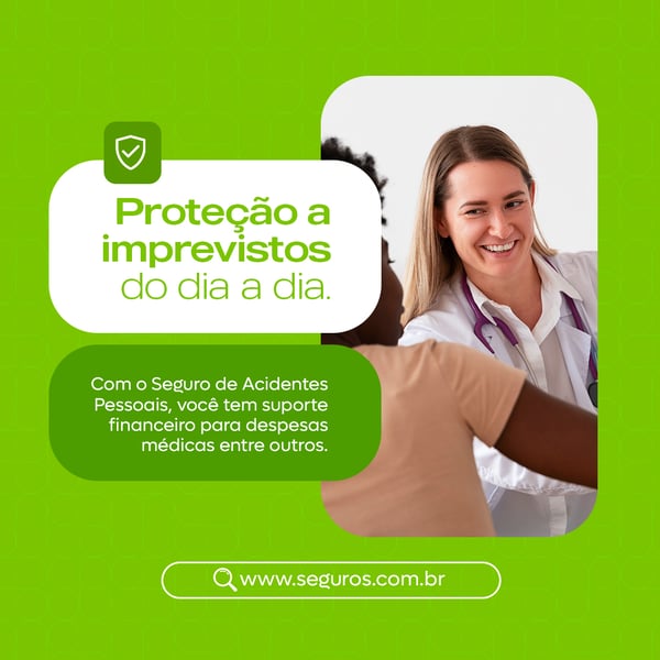 SEGURO PROTEÇÃO ACIDENTE FEED PSD EDITÁVEL