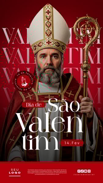 DIA DE SÃO VALENTIM 14 DE FEVEREIRO STORY SOCIAL MEDIA PSD EDITÁVEL 3