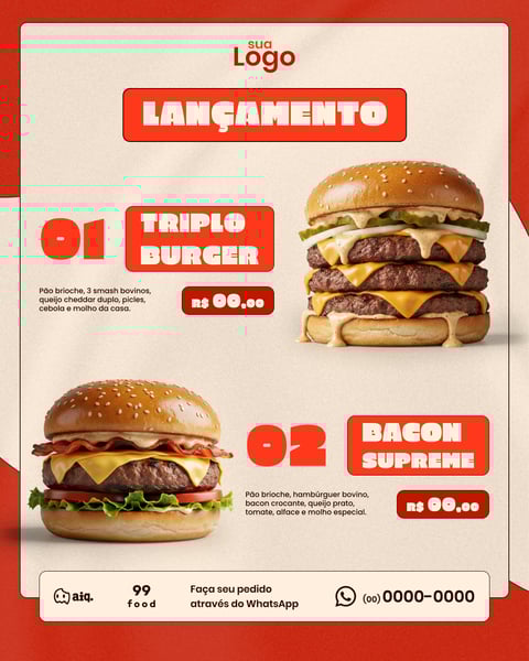 LANÇAMENTO Figma Social Media Template