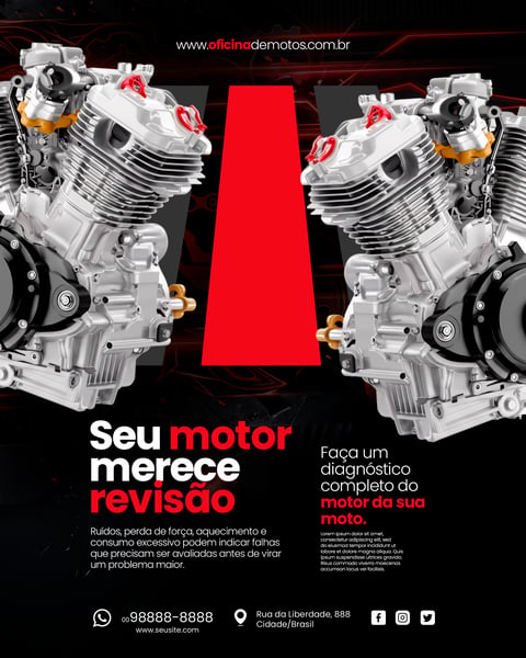 MECÂNICA DE MOTOS SOCIAL MEDIA PSD EDITÁVEL 3