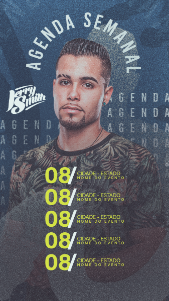 FLYER AGENDA SEMANAL JERRY SMITH STORY