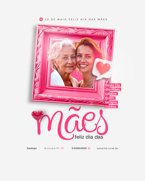 DIA DAS MÃES FLYER PSD 2