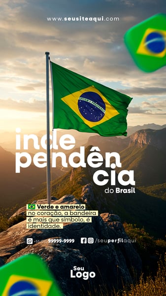 STORY DIA DA INDEPENDÊNCIA DO BRASIL PRANCHETA 10