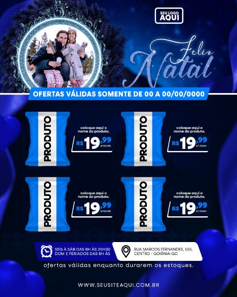 POST FEED | TABLÓIDE | FOLHETO | FELIZ NATAL | PSD EDITÁVEL