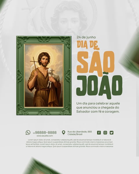 24 DE JUNHO DIA DE SÃO JOÃO