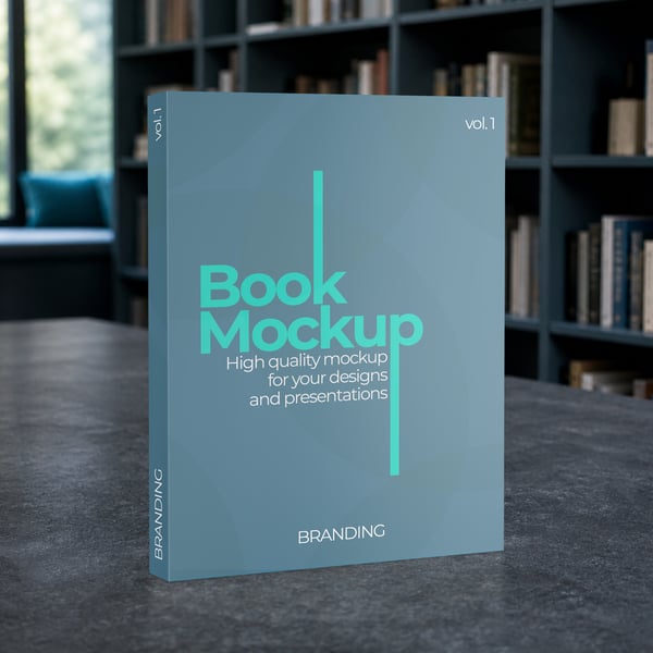 LIVRO PSD EDITÁVEL MOCKUP