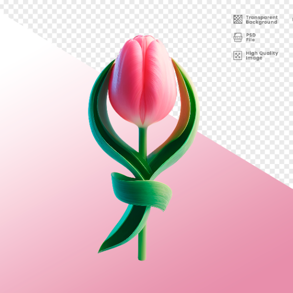 DIA DA MULHER -  ELEMENTO 3D  SÍMBOLO DE GÊNERO DA MULHER PARA COMPOSIÇÃO