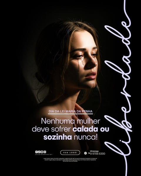 IPJ 07 DE AGOSTO - DIA DA LEI MARIA DA PENHA - FLYER SOCIAL MEDIA PSD EDITÁVEL (6)