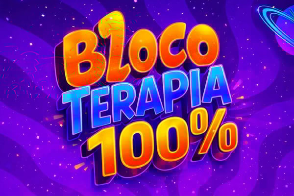SELO 3D CARNAVAL 2026 BLOCO TERAPIA 100