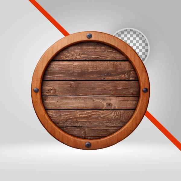 CÍRCULO DE MADEIRA 3D, ELIPSE PRA TEXTO, ELEMENTO PNG, FUNDO TRANSPARENTE, SÃO JOÃO E SERTANEJO, TÁBUA VELHA, RUSTICA