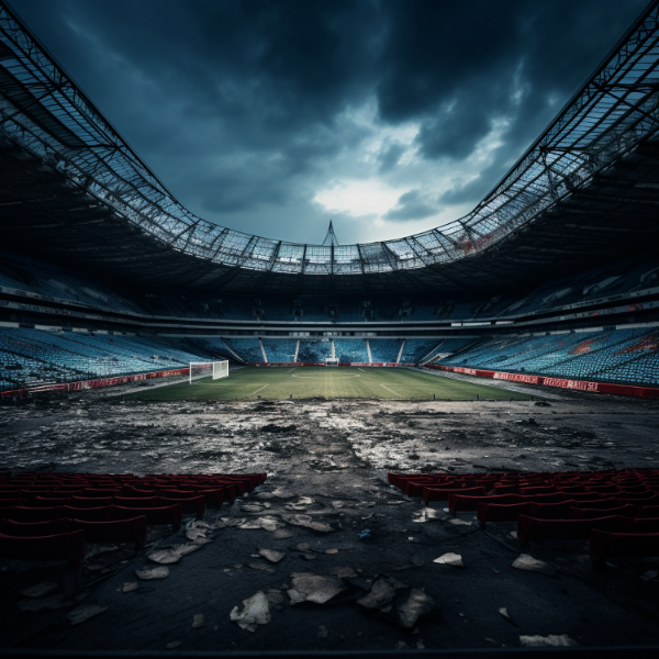 IMAGEM DE ESTADIO COM LUZES PARA COMPOSIÇÃO