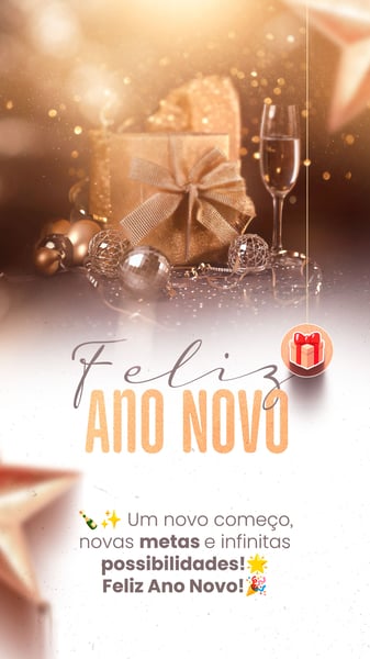 MSQ SOCIAL MEDIA ANO NOVO STORY UM NOVO COMEÇO, NOVAS METAS E INFINITAS POSSIBILIDADES