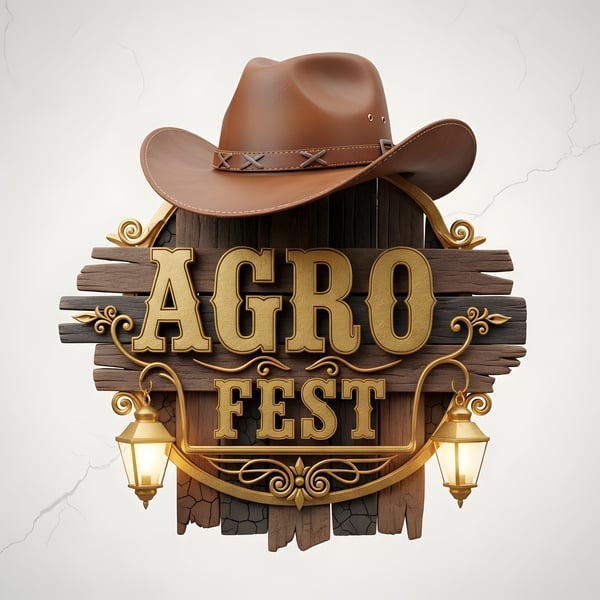 SELO 3D SERTANEJO AGRO FEST 01