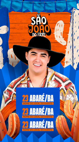 FLYER AGENDA DE SHOWS STORY PSD EDITÁVEL