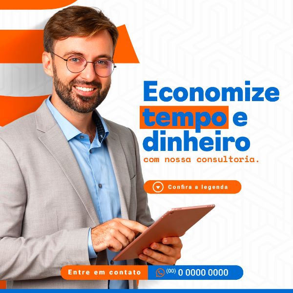 ECONOMIZE TEMPO E DINHEIRO CONTABILIDADE PSD EDITÁVEL