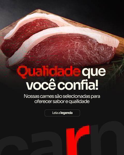 AÇOUGUE - CARNES COM QUALIDADE E SABOR