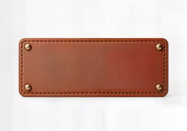 COURO RETANGULAR MARROM 03