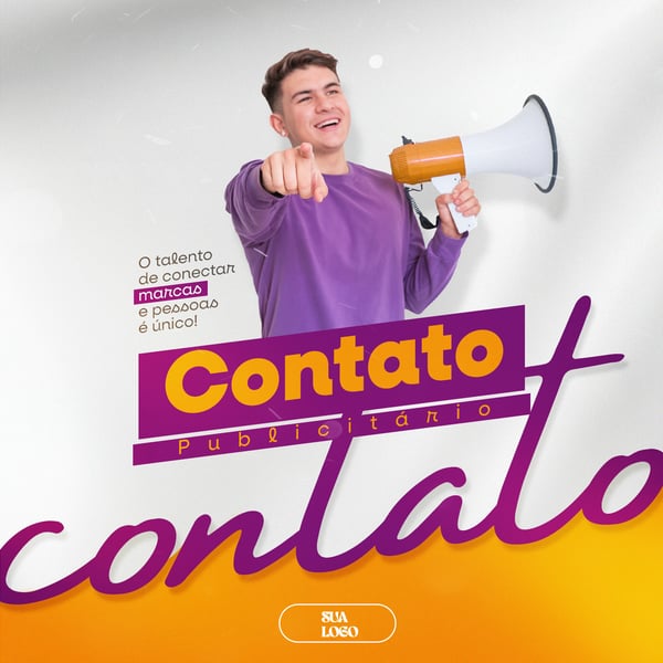 DIA DO CONTATO PUBLICITÁRIO 21 DE OUTUBRO SOCIAL MEDIA PSD EDITÁVEL