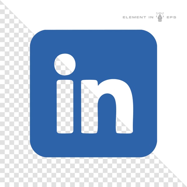ICON LINKEDIN VETOR EPS
