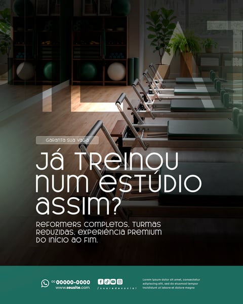 Social Media PILATES PSD EDITÁVEL 5