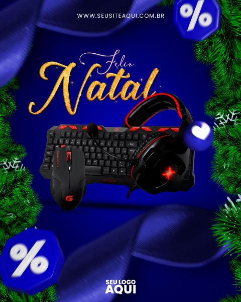 POST FEED | FELIZ NATAL | MERRY CHRISTMAS | PSD EDITÁVEL