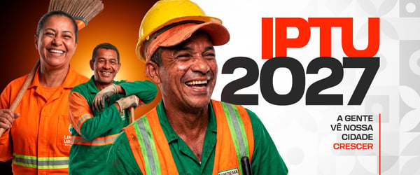 BANNER IPTU 2027 EQUIPE OBRAS PSD EDITÁVEL