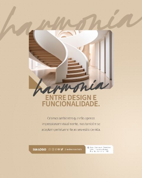 SOCIAL MEDIA - ARQUITETURA - HARMONIA E FUNCIONALIDADE