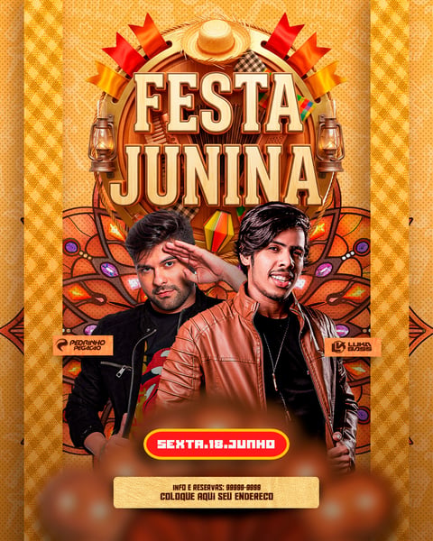 FLYERS DE EVENTOS FESTA JUNINA 03