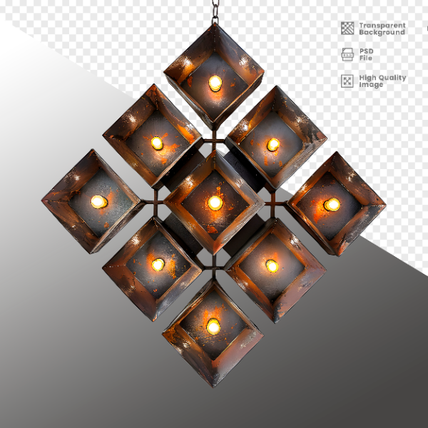 ELEMENTE DE FERRO COM LUZ - ELEMENTO 3D PARA COMPOSIÇÃO - IRON