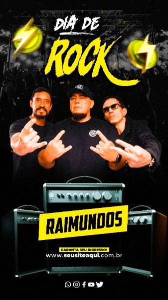 FLYER EVENTO DIA DE ROCK RAIMUNDOS