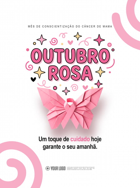MÊS DE CONSCIENTIZAÇÃO DO CÂNCER DE MAMA UM TOQUE DE CUIDADO HOJE GARANTE O SEU SOCIAL MEDIA PSD