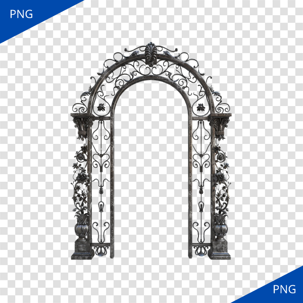 PORTAL DE FERRO EM PNG