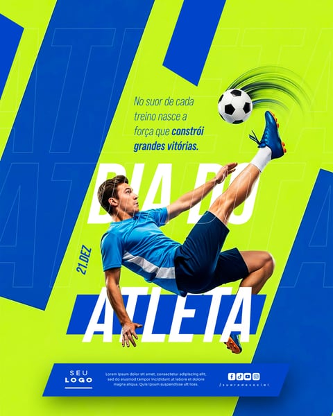 DIA DO ATLETA 21 DE DEZEMBRO SOCIAL MEDIA PSD EDITÁVEL 6